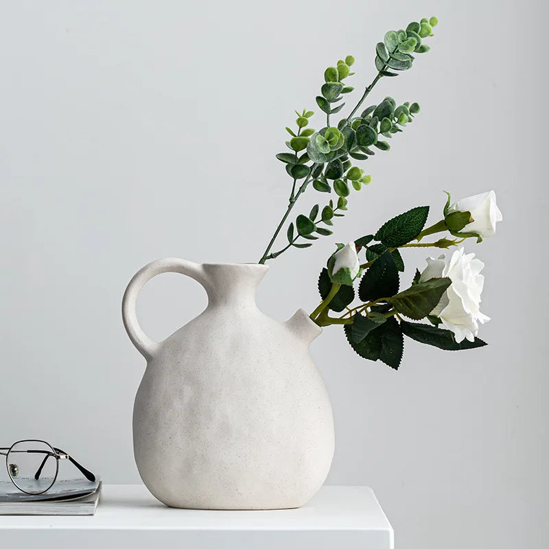 ceramic nordic flower vase, view 9 - MRSLM