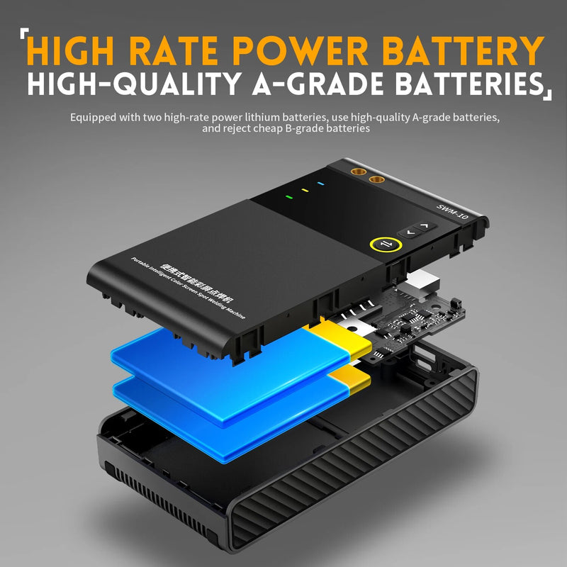 portable battery spot welder, view 6 - MRSLM