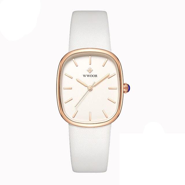 leather quartz bracelet watch for women, view 9 - MRSLM
