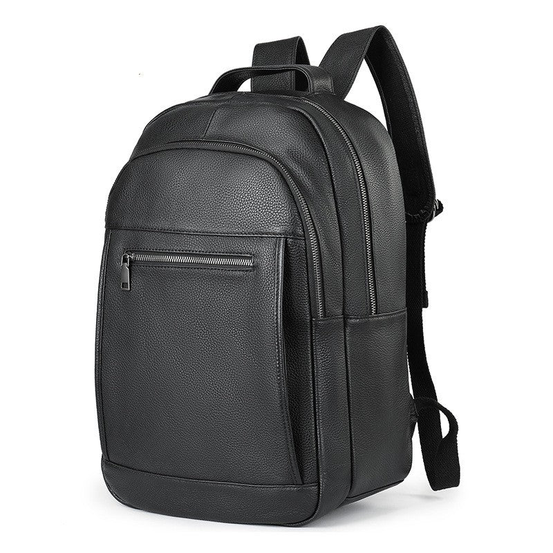 cowhide leather backpack, view 6 - MRSLM