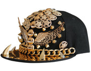 leopard head rivet cap, view 9 - MRSLM