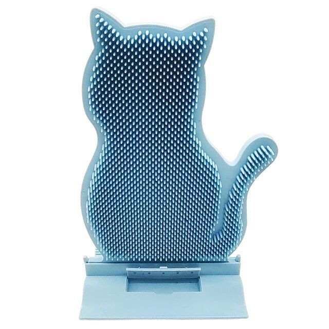 self-grooming catnip massage comb, view 2 - MRSLM