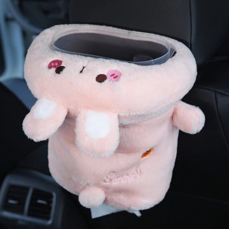 2-in-1 car tissue box and trash bin, view 3 - MRSLM