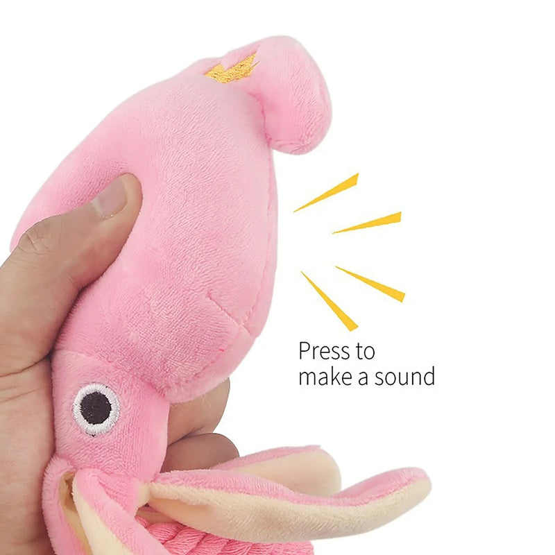 octopus plush rope dog toy, view 5 - MRSLM