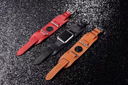 leather watch strap, view 2 - MRSLM