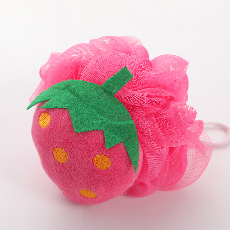 cartoon fruit shower bath ball sponge, view 7 - MRSLM