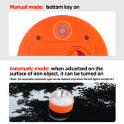 Magnetic emergency LED strobe beacon light, view 4 - MRSLM