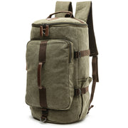 cylinder canvas backpack, view 4 - MRSLM