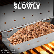 stainless steel smoker box, view 4 - MRSLM