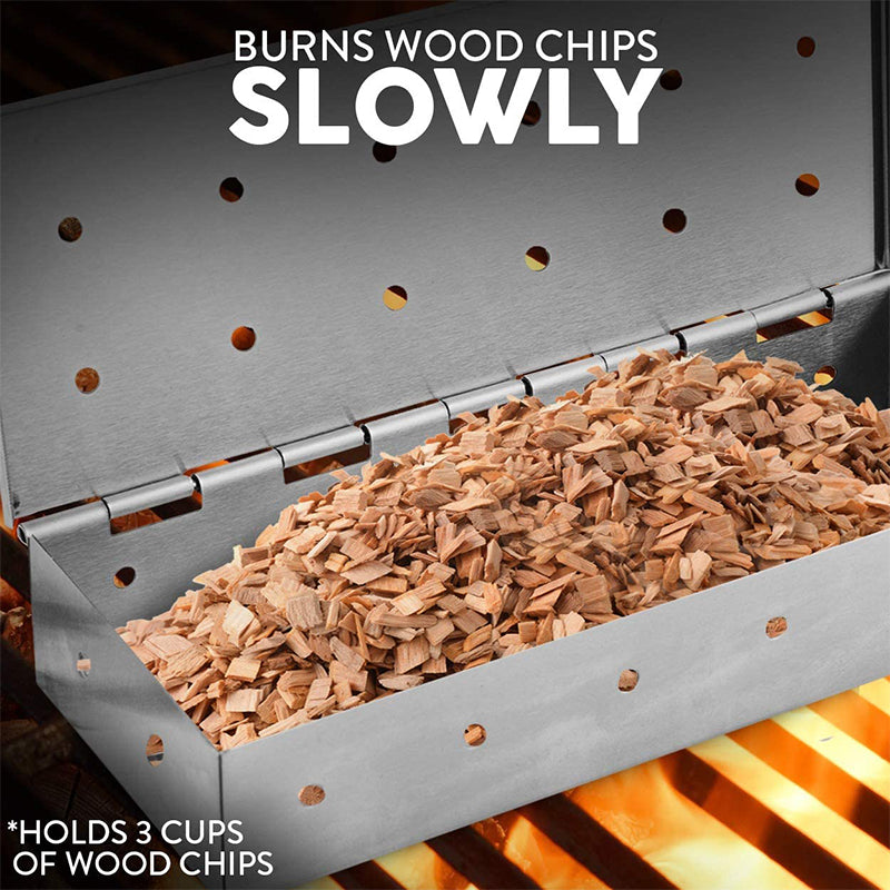 stainless steel smoker box, view 4 - MRSLM