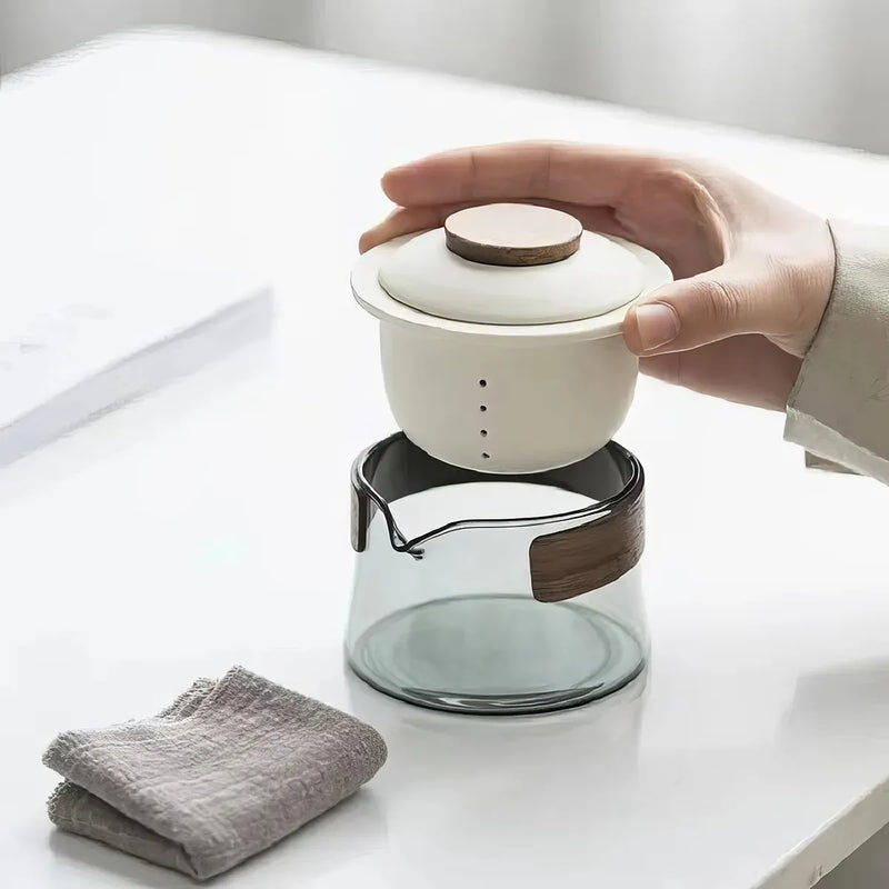Zen teapot and tea cup set, view 6 - MRSLM
