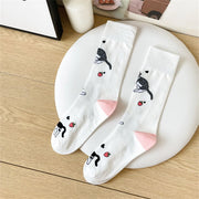 3D embroidered fox cat socks, view 3 - MRSLM