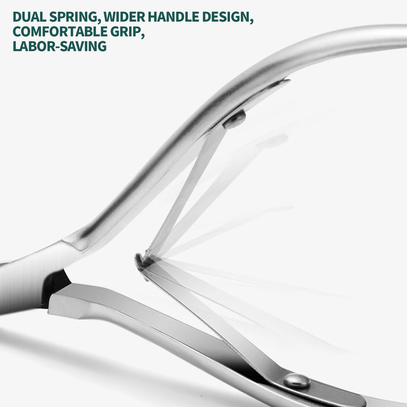 stainless steel cuticle scissors and nail care tool, view 5 - MRSLM