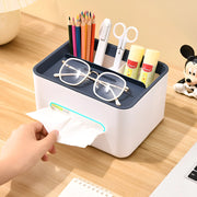 multifunctional tissue box and desk organizer, view 5 - MRSLM