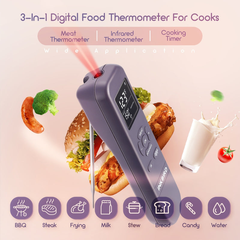meat thermometer with ir detector, view 3 - MRSLM