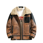 plus size faux suede jacket, view 5 - MRSLM