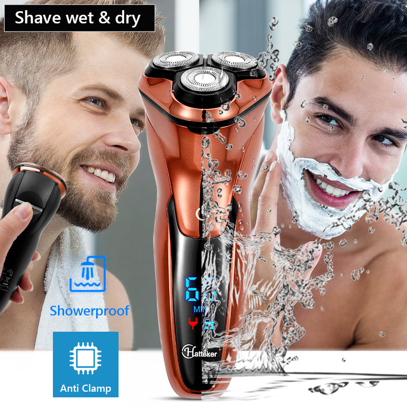 cordless electric shaver for men, view 8 - MRSLM