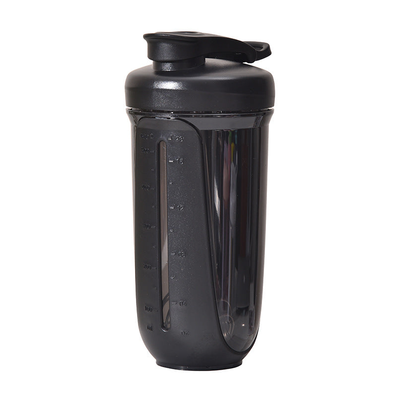 protein shaker bottle, view 2 - MRSLM