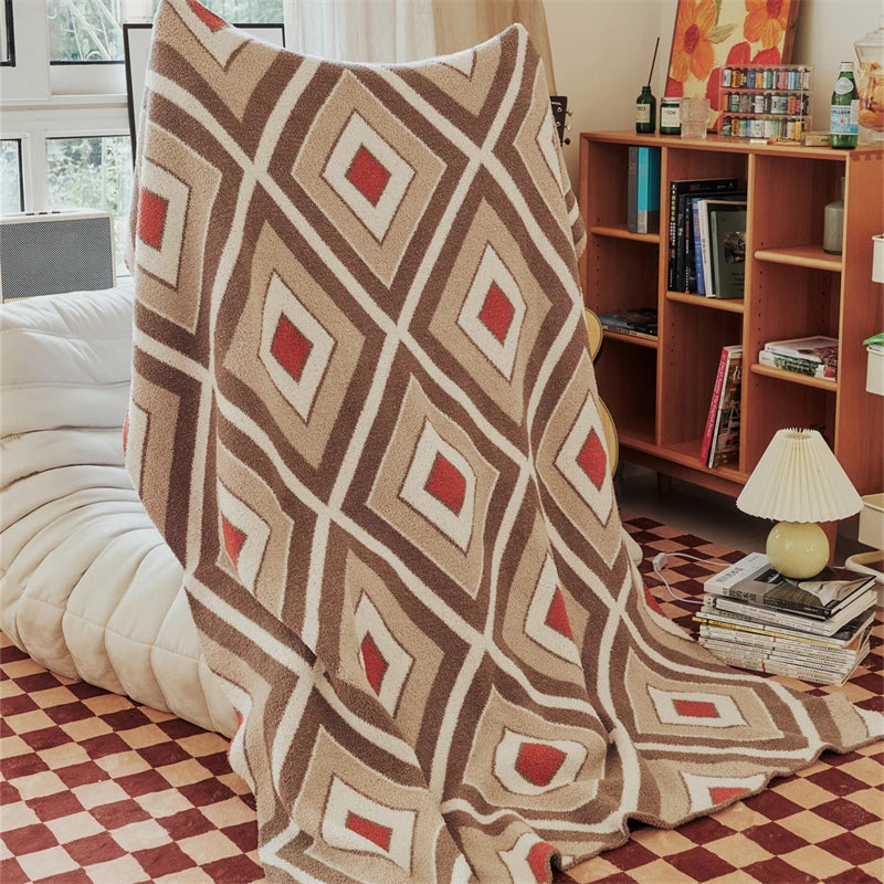 Endless colorful plaid blanket, view 2 - MRSLM