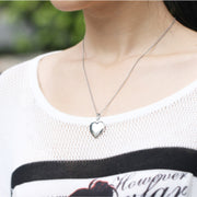 heart pendant necklace, view 5 - MRSLM