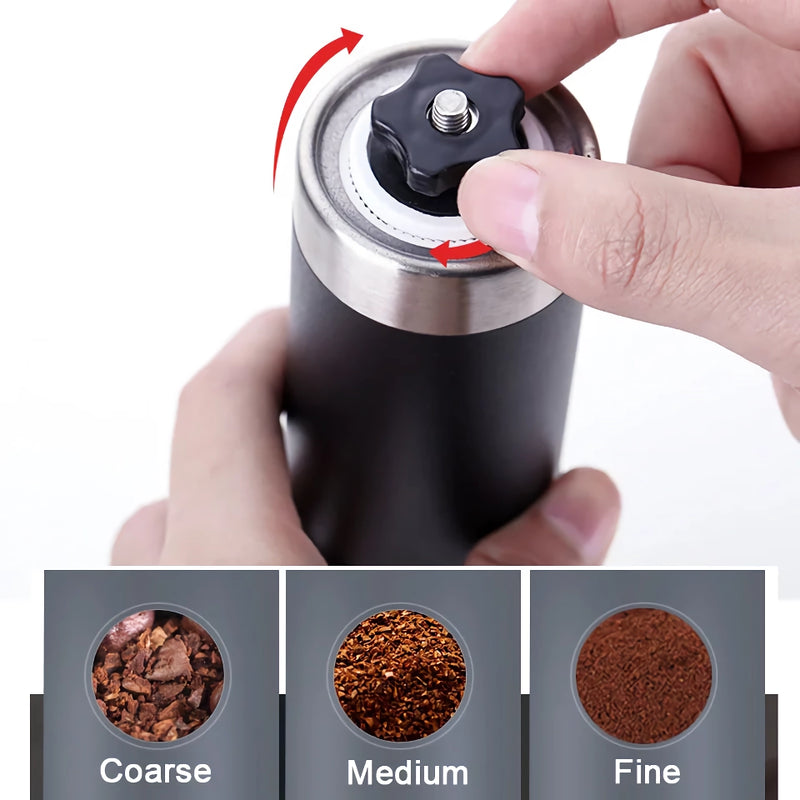 handheld manual ceramic coffee grinder, view 6 - MRSLM