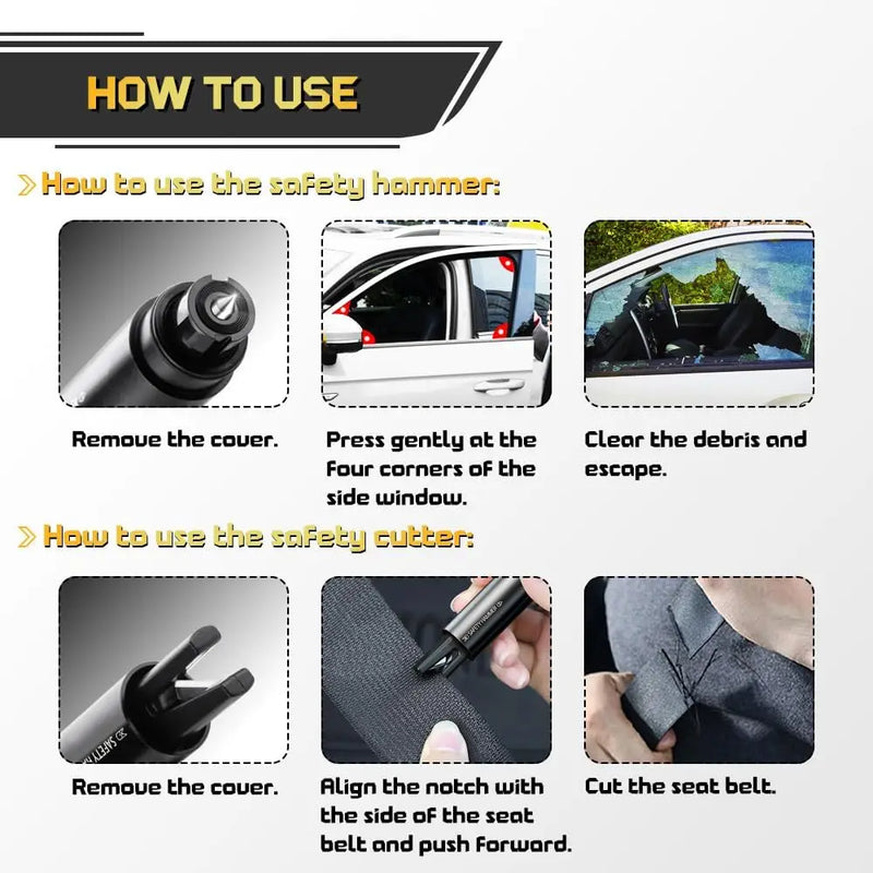 car safety hammer, view 6 - MRSLM