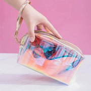 clear pvc cosmetic organizer bag, view 3 - MRSLM