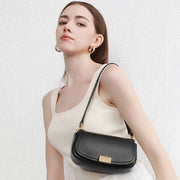 Retro genuine leather crossbody shoulder bag, view 7 - MRSLM