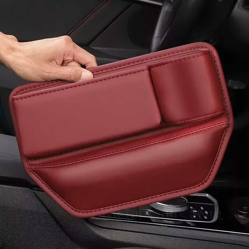 PU leather car seat gap organizer, view 11 - MRSLM