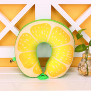watermelon U-shape neck pillow, view 4 - MRSLM