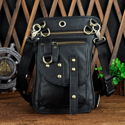 men's leather fanny pack, view 2 - MRSLM