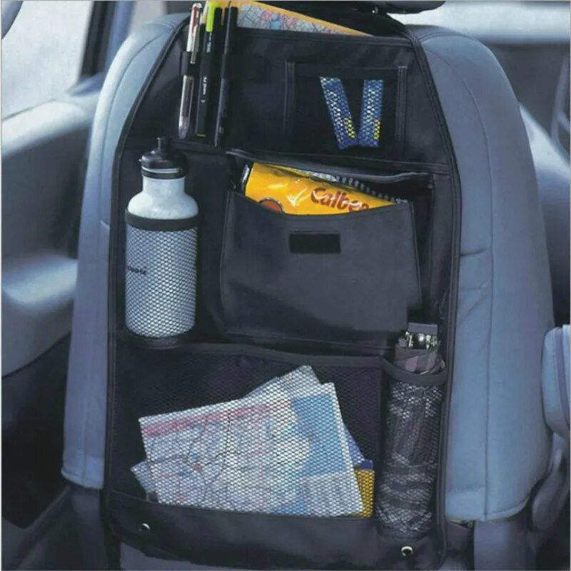 Waterproof car seat back organizer, view 2 - MRSLM