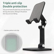 Adjustable foldable desk phone holder, view 8 - MRSLM