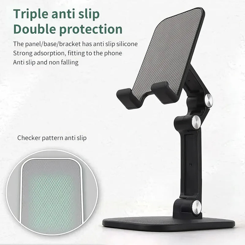 Adjustable foldable desk phone holder, view 8 - MRSLM