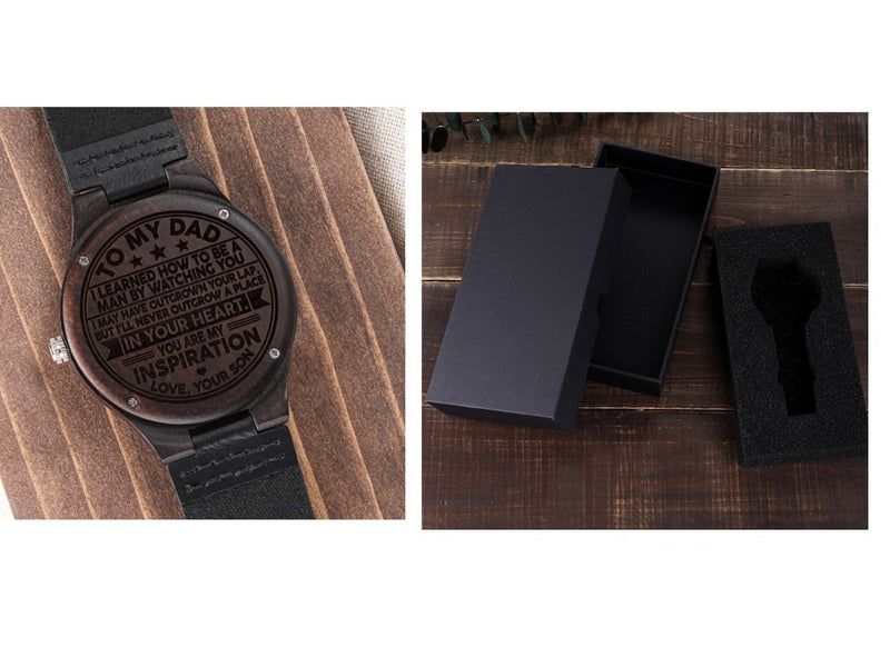 blackwood quartz watch, view 3 - MRSLM