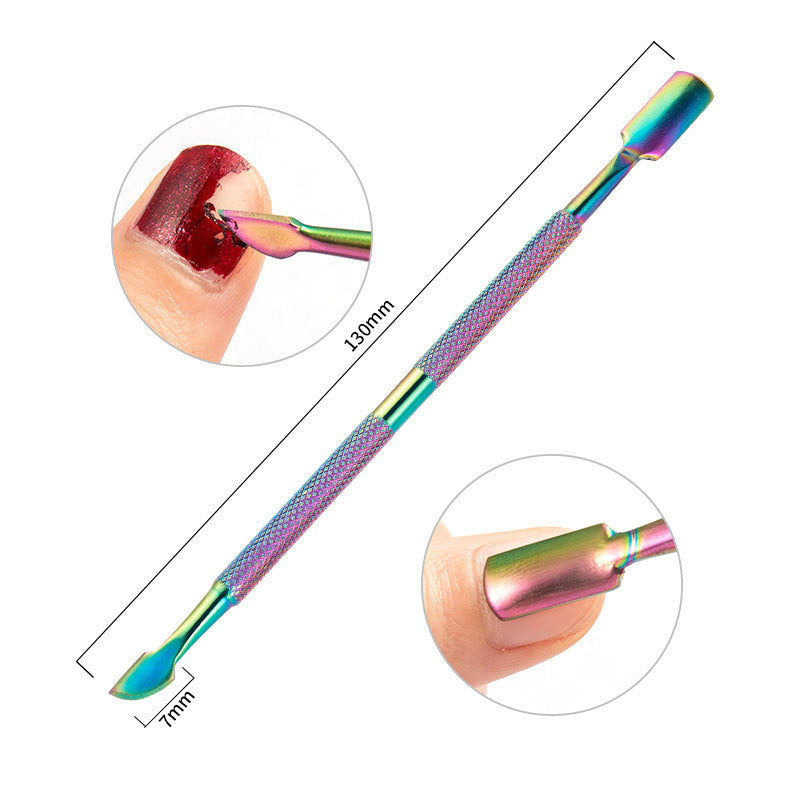 stainless steel cuticle pusher, view 6 - MRSLM