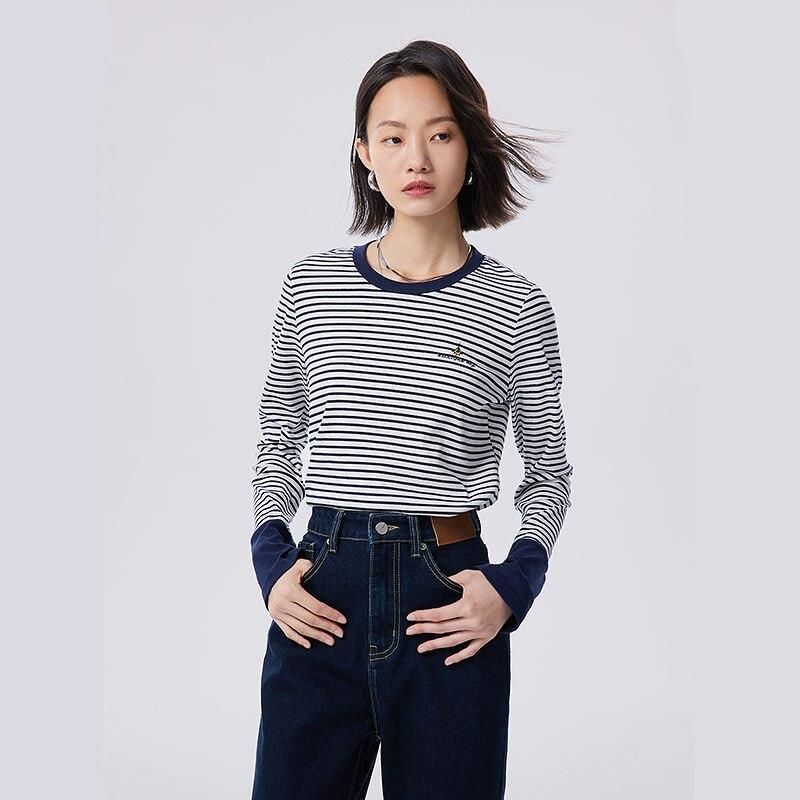 women's striped long sleeve t-shirt - MRSLM
