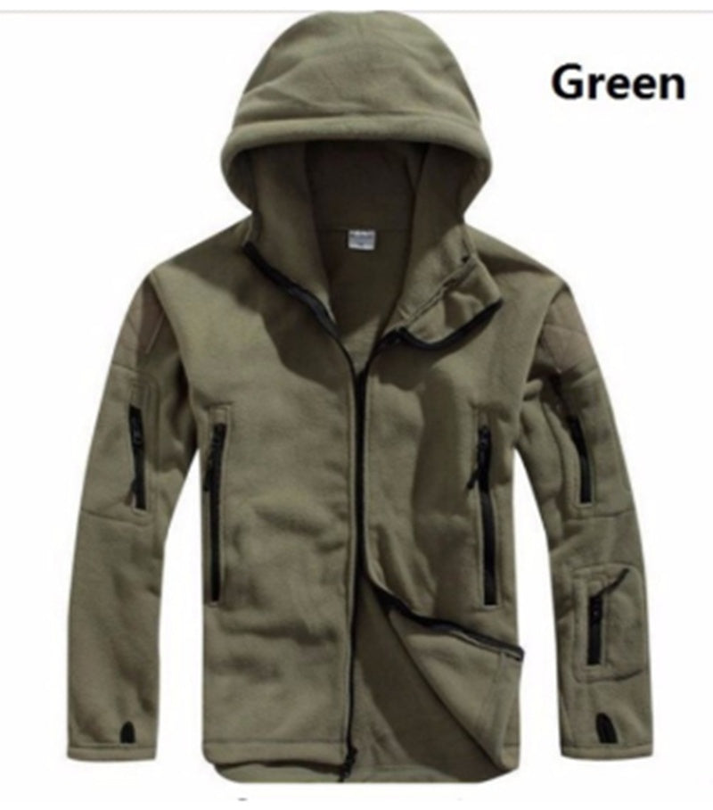 Men's thermal fleece tactical jacket, view 4 - MRSLM