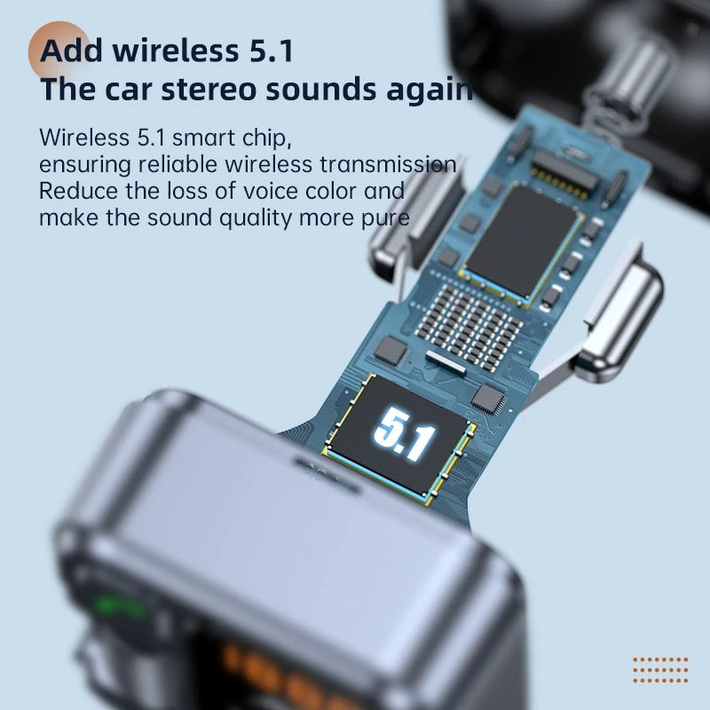 bluetooth FM transmitter with PD 30W charger, view 4 - MRSLM
