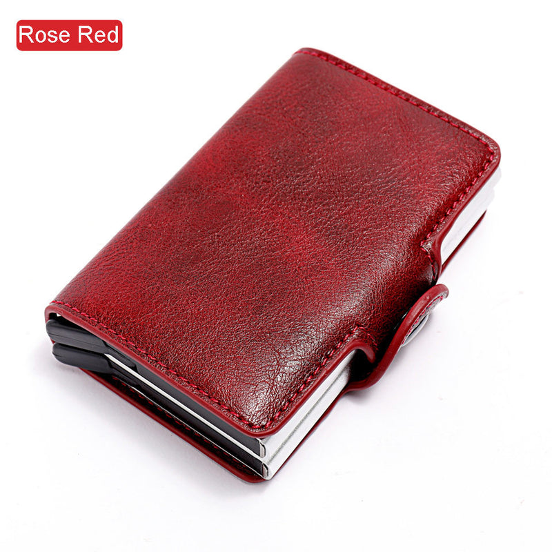 aluminum PU wallet, view 9 - MRSLM