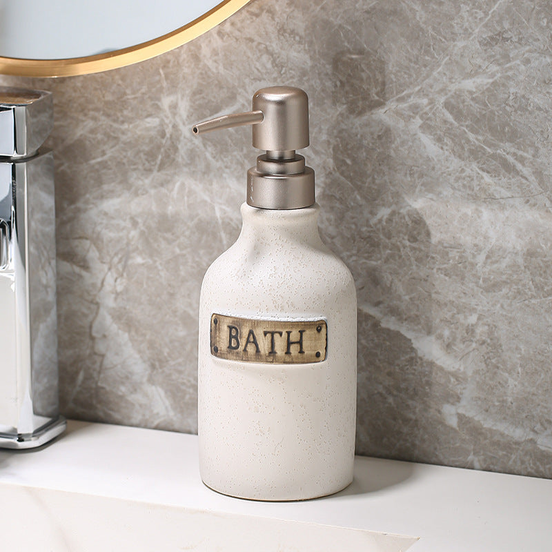 400ml vintage ceramic soap dispenser, view 7 - MRSLM