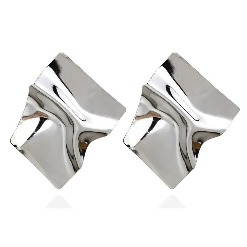 Vintage square statement earrings, view 2 - MRSLM