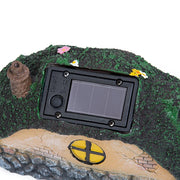 solar fairy garden shed statue light, view 8 - MRSLM