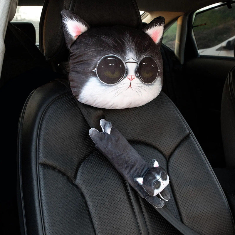 cartoon car seat belt cover, view 7 - MRSLM
