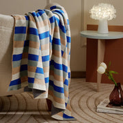 Colorful stripe plaid cotton blanket, view 9 - MRSLM