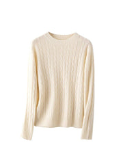 Women's wool crew neck pullover, view 14 - MRSLM