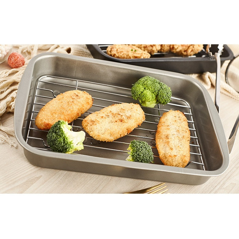 oven grilled fish tray, view 4 - MRSLM