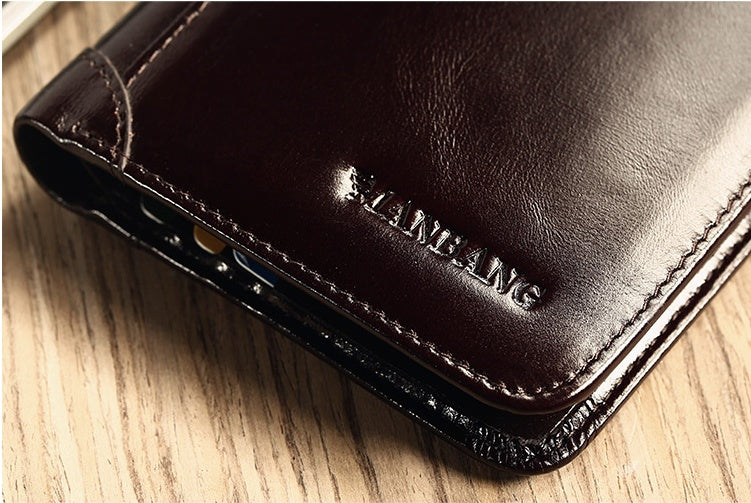 men's leather wallet, view 5 - MRSLM