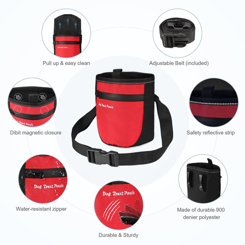waterproof dog treat pouch, view 5 - MRSLM