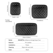 PU leather car pocket organizer, view 9 - MRSLM